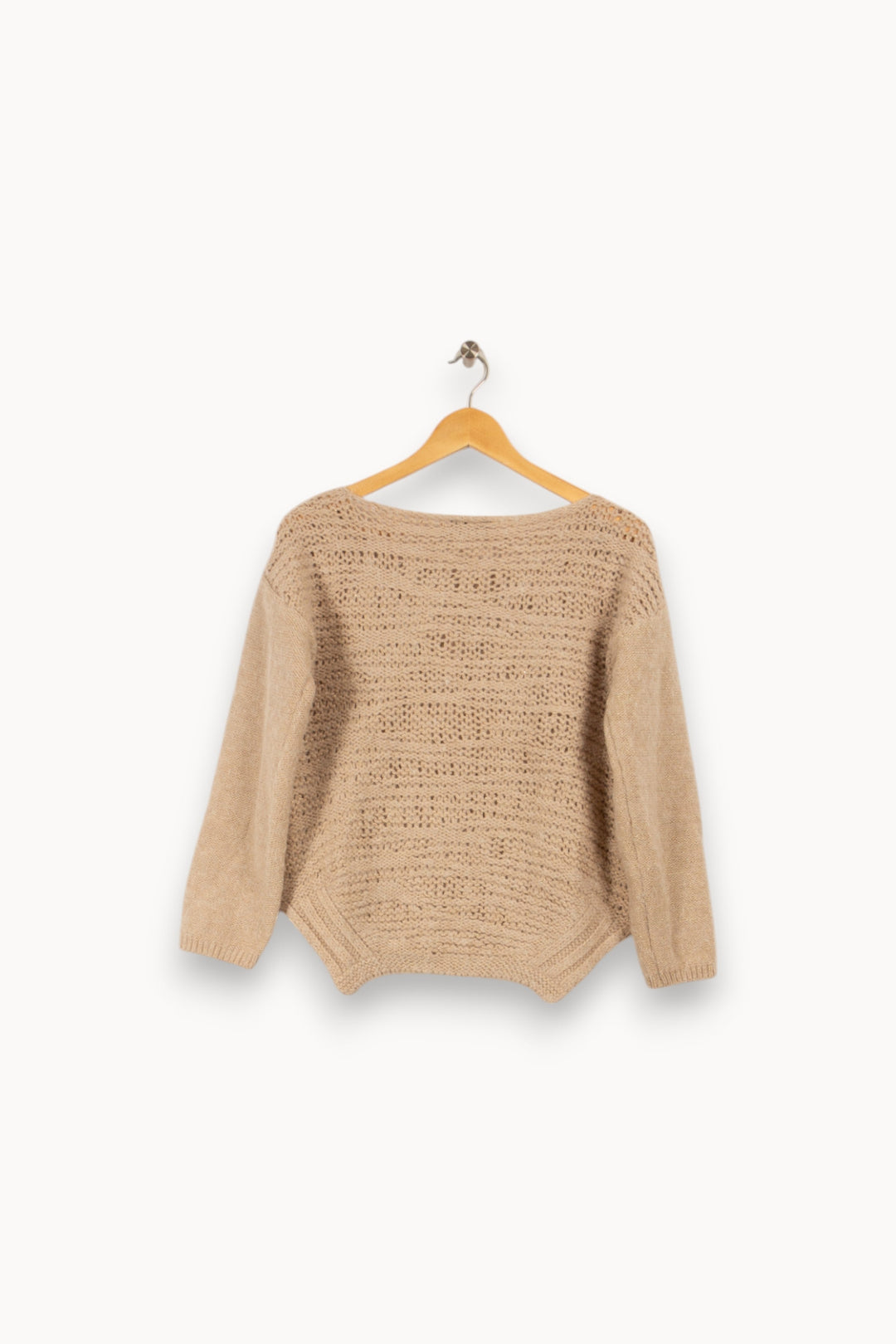 Pull en maille beige - Taille L/40