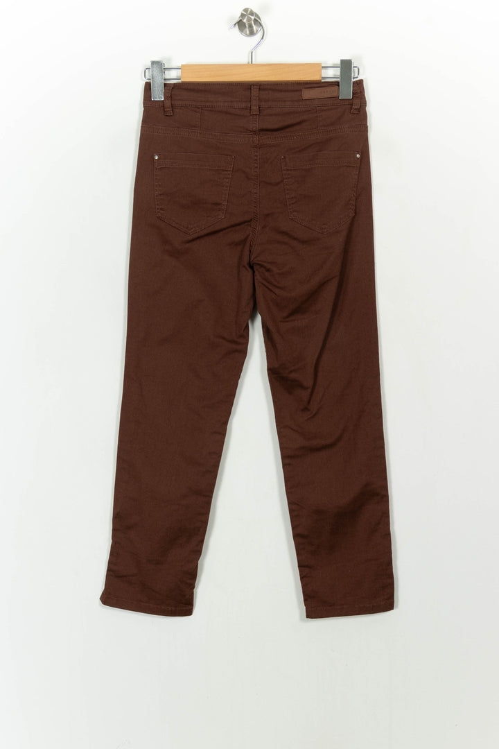 Jean Marron - Taille M/38 de la marque Caroll | PARAD16247 - Vendu par Paradigme - Image 4