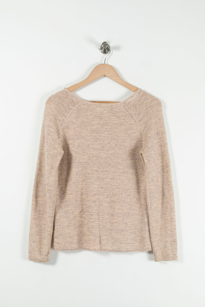 Pull Beige - Taille S/36 de la marque Des petits hauts | PARAD16253 - Vendu par Paradigme - Image 4