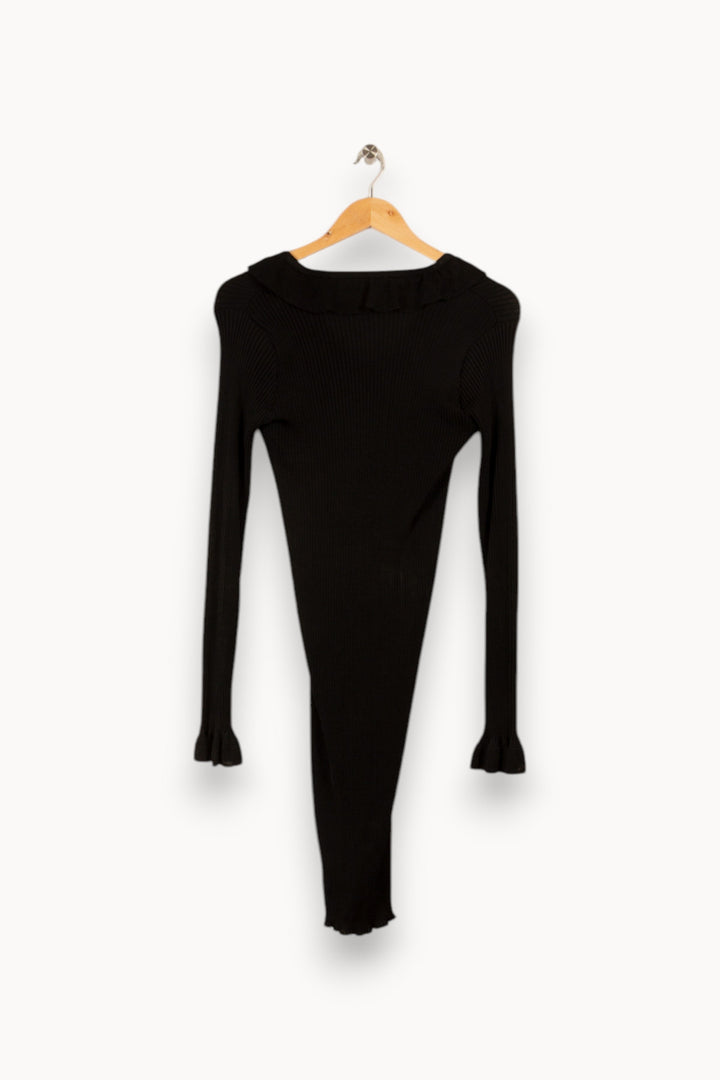 Robe longue en maille noire - Taille M/38