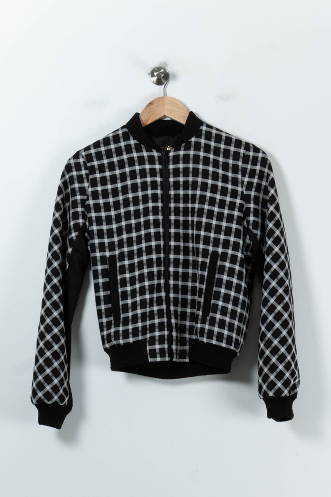 Blouson Noir et Blanc - Taille S/36 de la marque Maje | PARAD16266 - Vendu par Paradigme - Image 2