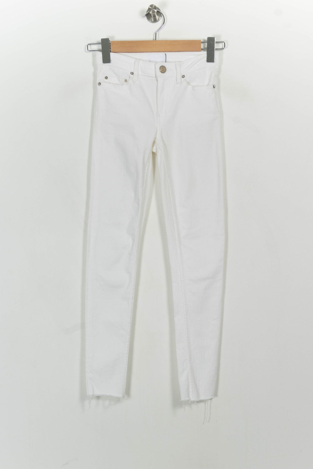 Jean Slim Blanc - Taille XS/34 de la marque Acne Studios | PARAD16283 - Vendu par Paradigme - Image 2