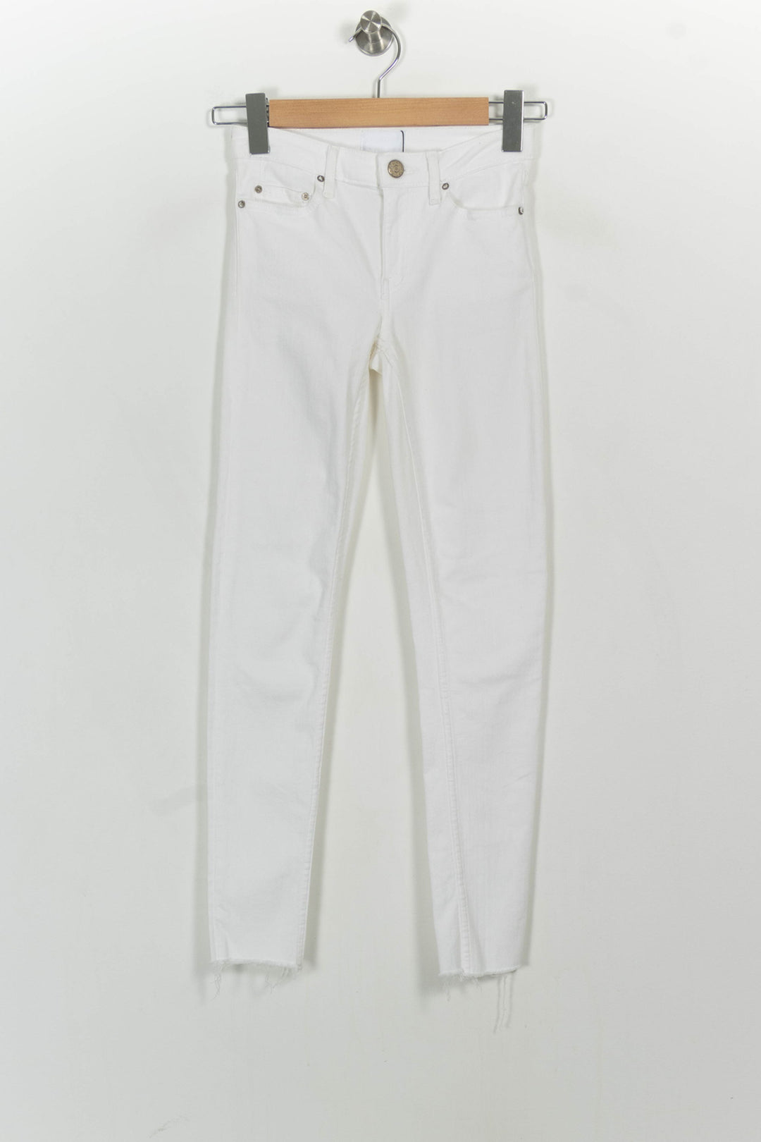 Jean Slim Blanc - Taille XS/34 de la marque Acne Studios | PARAD16283 - Vendu par Paradigme - Image 2