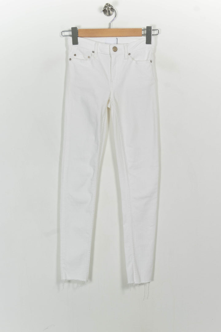 Jean Slim Blanc - Taille XS/34 de la marque Acne Studios | PARAD16283 - Vendu par Paradigme - Image 2