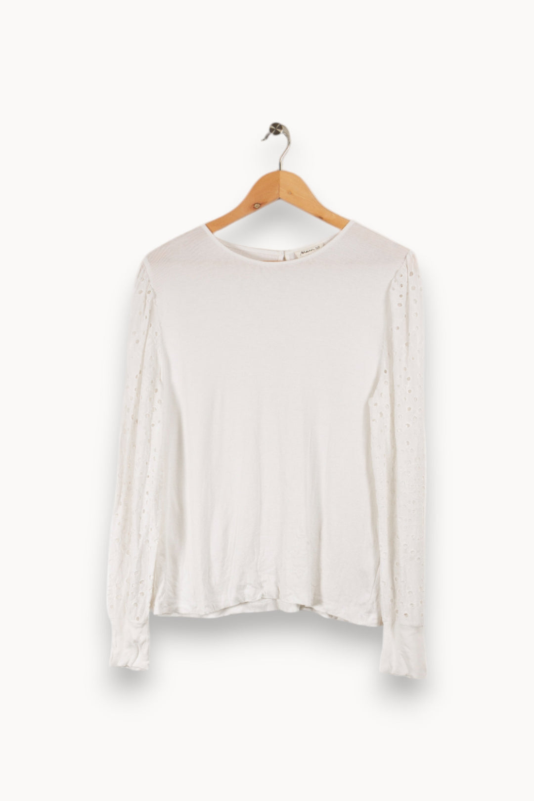 T-shirt manches longues blanc - Taille L/40