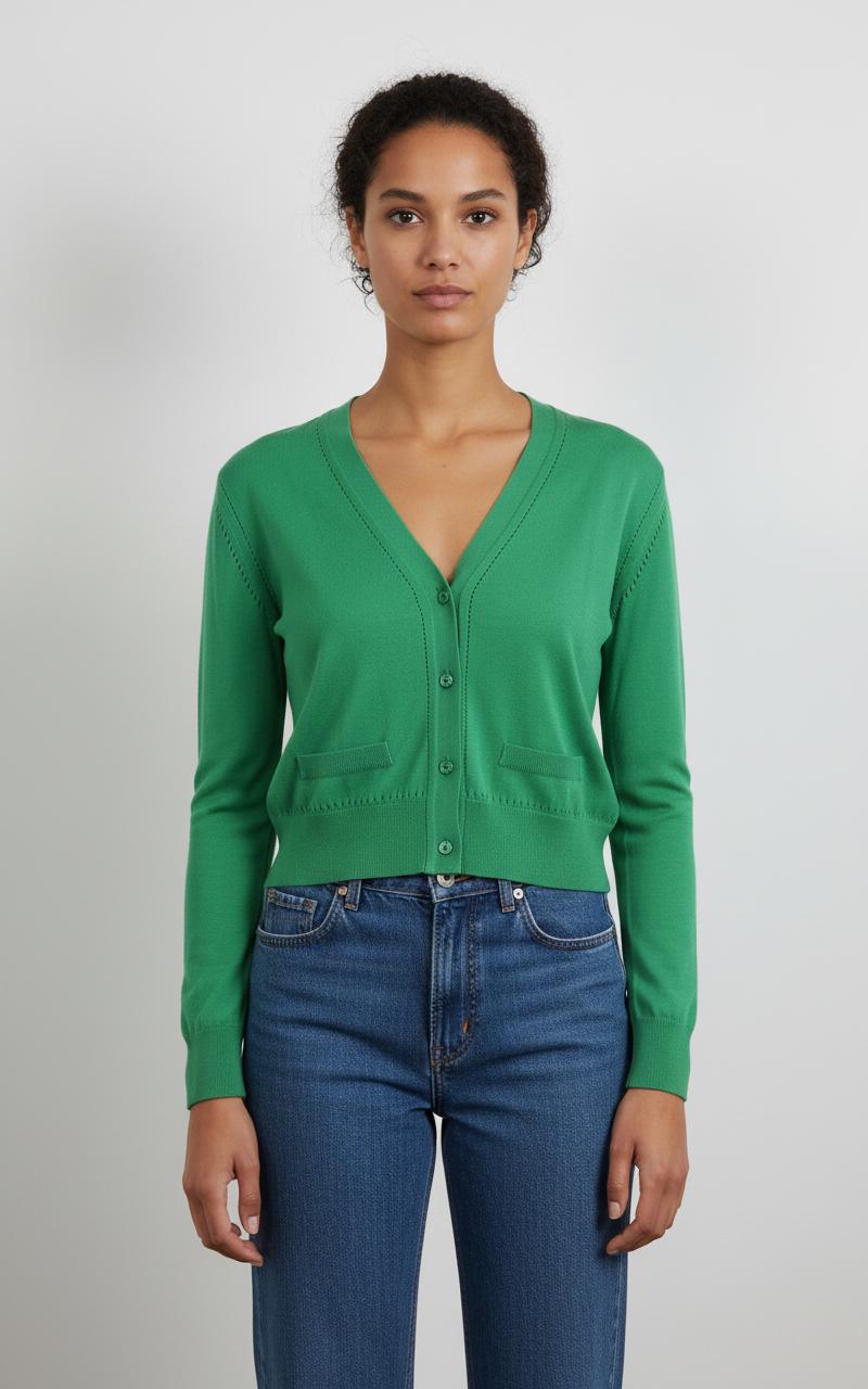 Cardigan Vert - Taille S/36