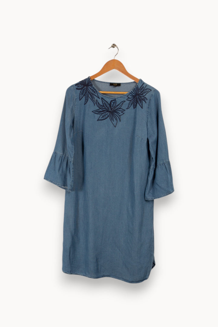 Robe bleue avec détails - Taille M/38