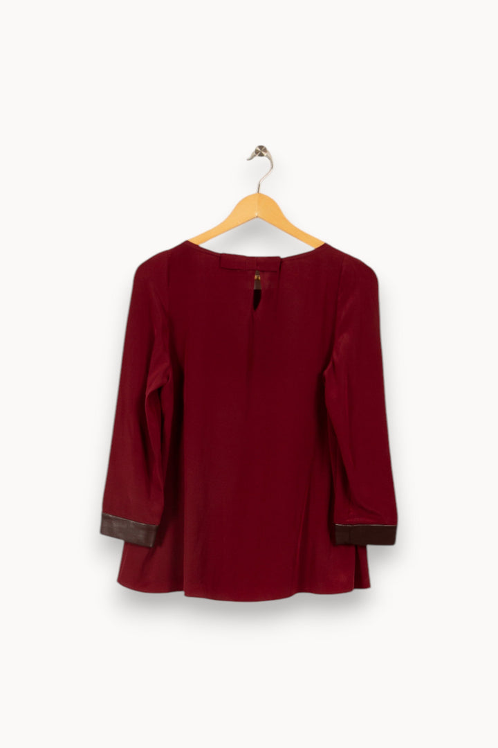 Blouse bordeaux - Taille S/36