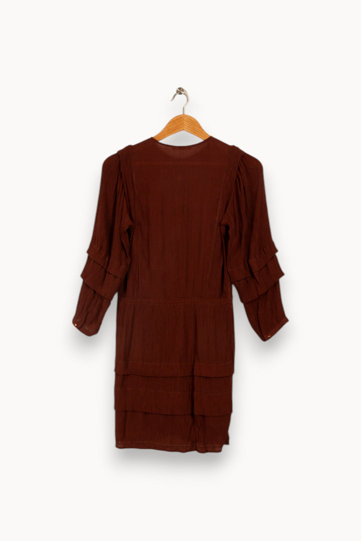 Robe marron - Taille XS/34