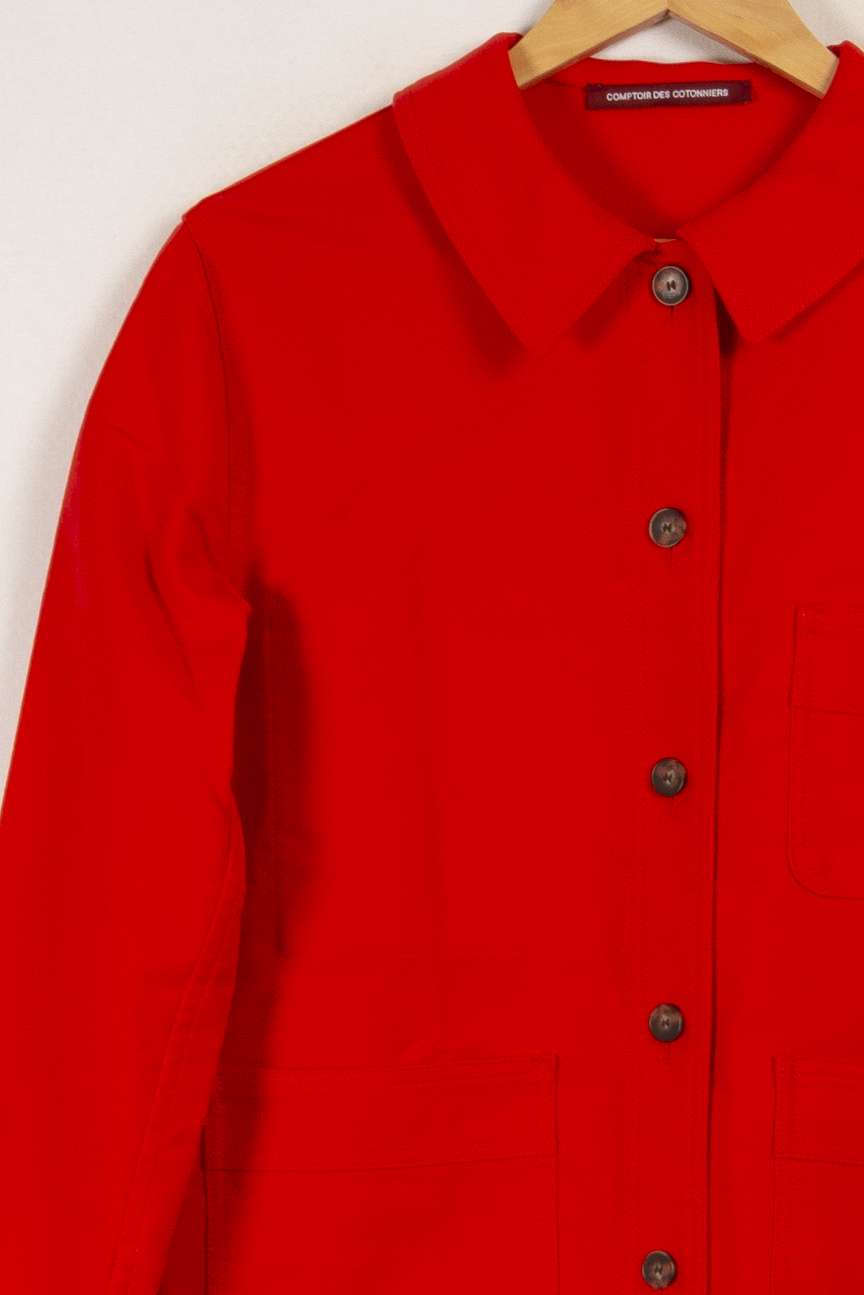 Chemise-veste rouge - Taille S/36