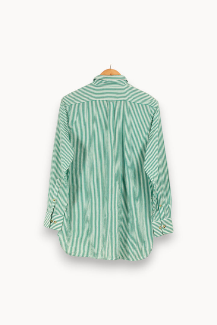 Chemise rayée verte - Taille S/36