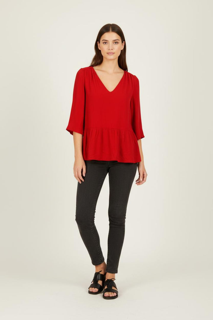 Blouse rouge - Taille S/36