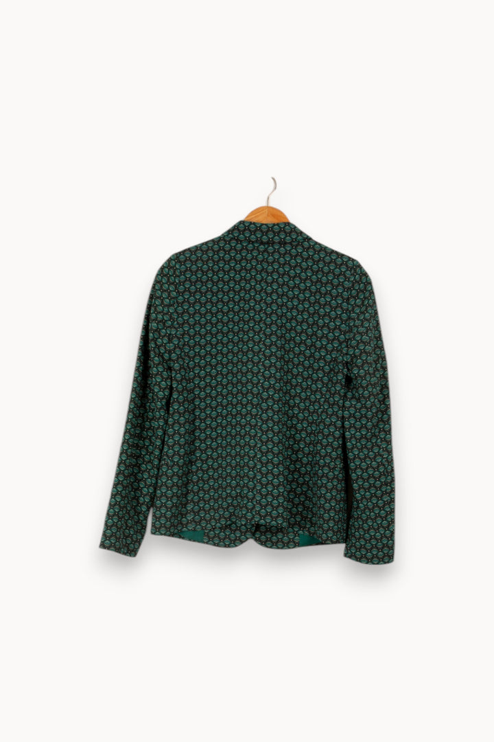 Veste verte à motifs - Taille S/36