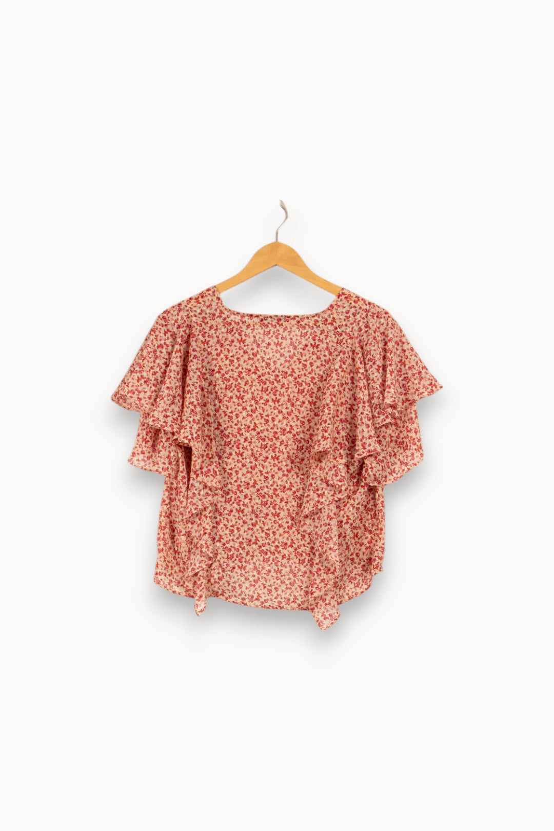 Blouse rose à motifs - Taille L/40