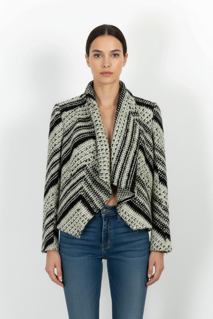 Veste Noire et Blanche - Taille S/36 de la marque ba&sh | PARAD16386 - Vendu par Paradigme - Image 1