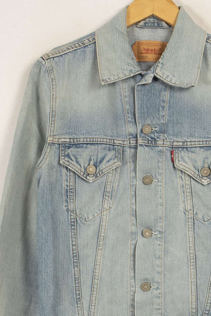 Veste en jean bleue avec dessin - Taille S/36