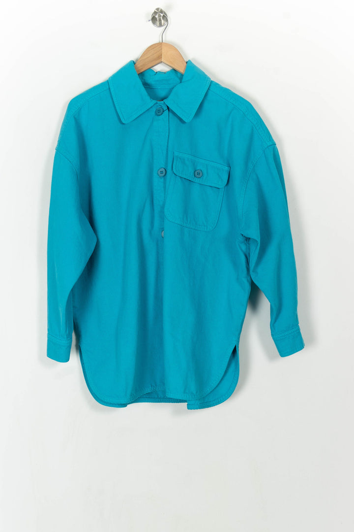 Surchemise Bleue - Taille S/36 de la marque American Vintage | PARAD16420 - Vendu par Paradigme - Image 2