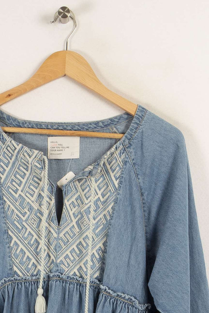 Robe bleue - Taille L/40