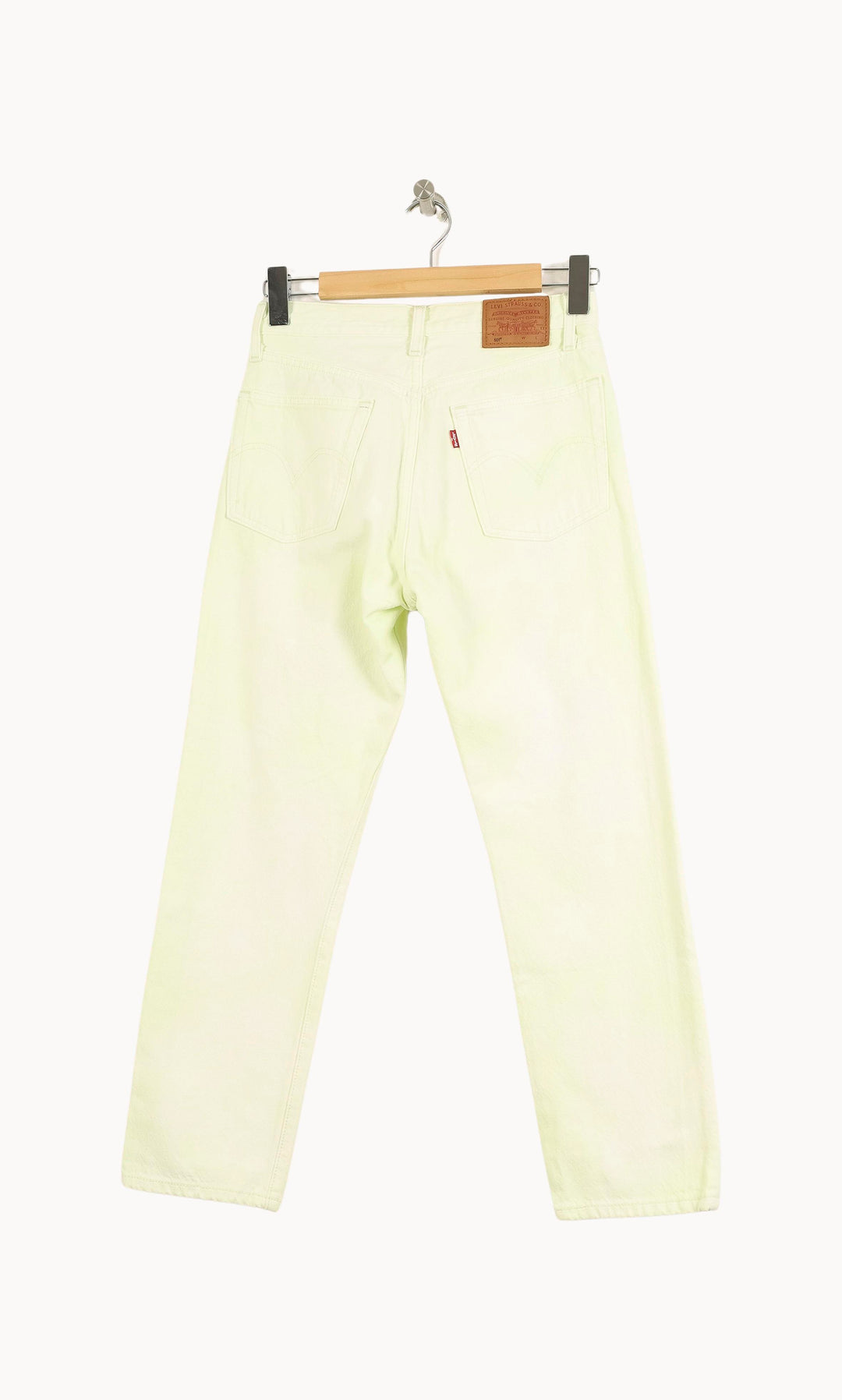 Jean Droit Vert - Taille S/36 de la marque Levi's | PARAD16426 - Vendu par Paradigme - Image 4