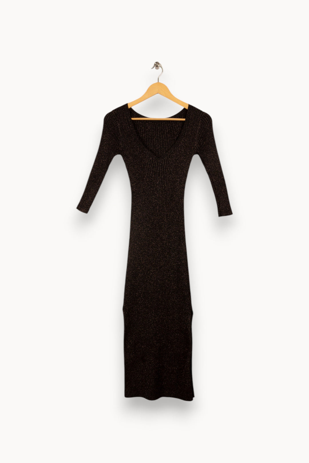 Robe noire brillante - Taille S/36