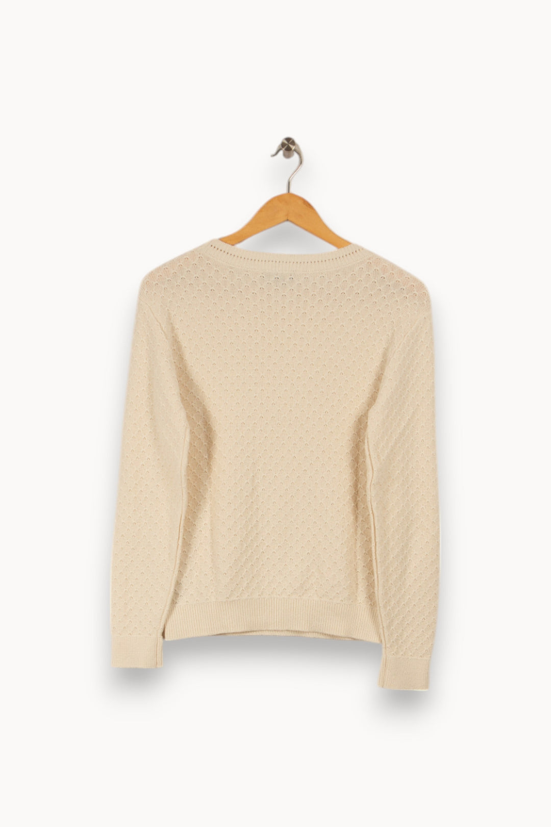 Pull en maille blanc - Taille XS/34