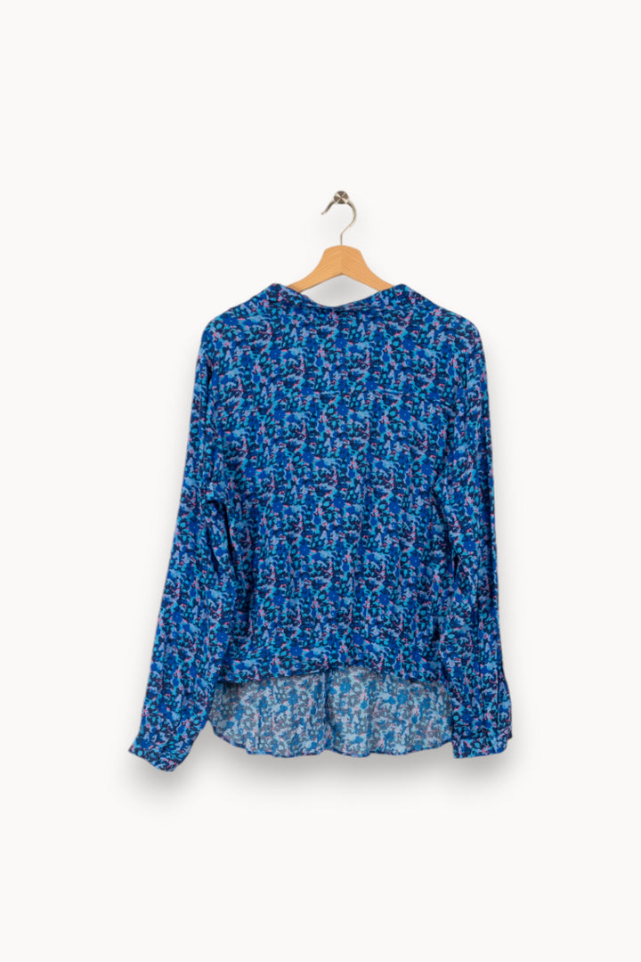 Chemise bleue à motifs - Taille XL/42