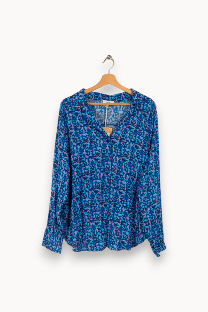 Chemise bleue à motifs - Taille XL/42