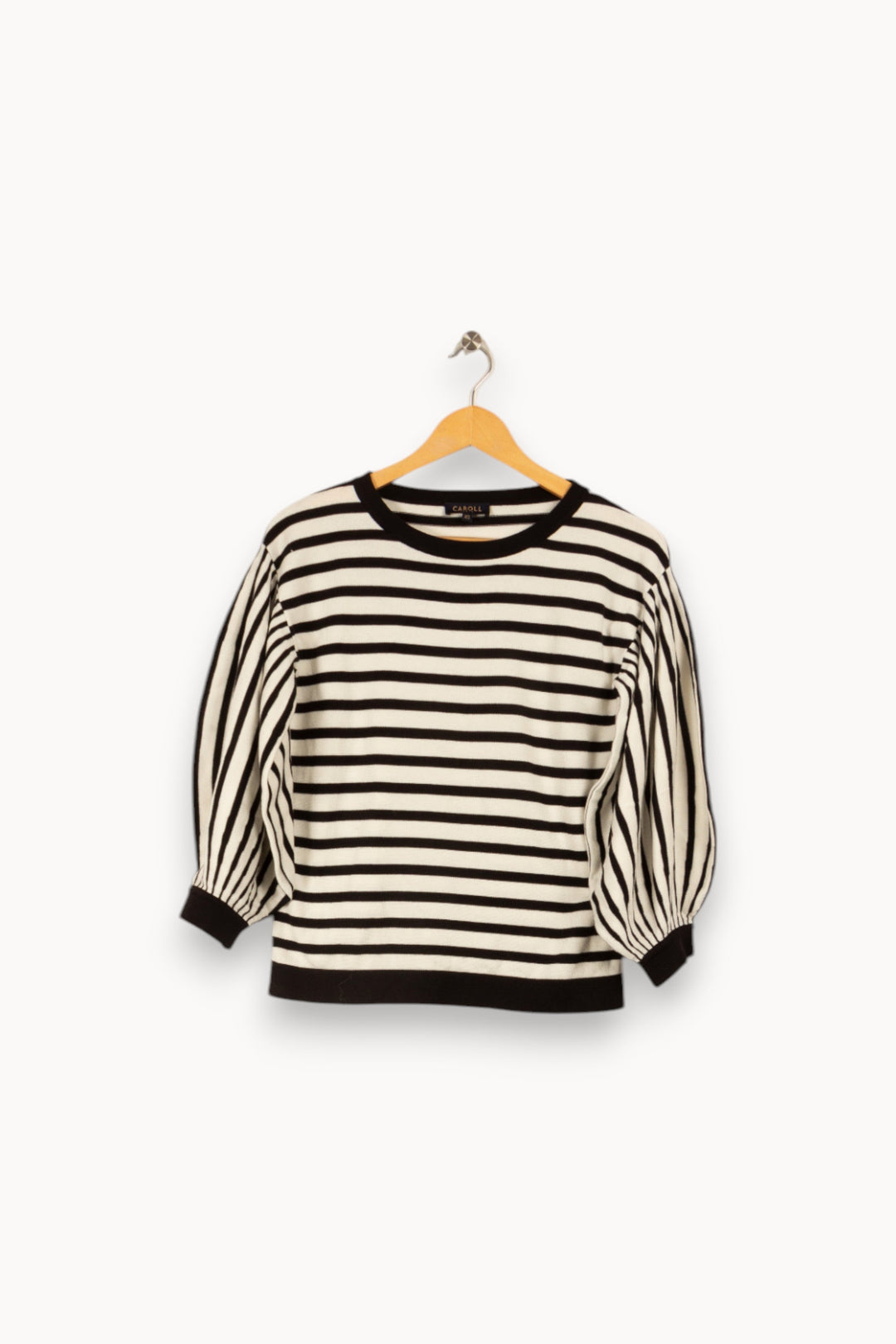 Pull rayé blanc et noir - Taille XS/34