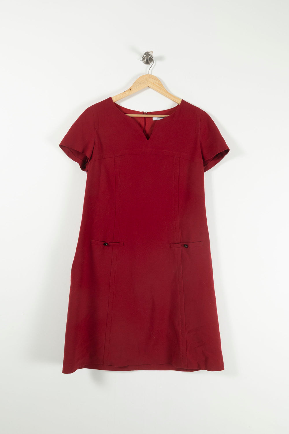 Robe Courte Rouge - Taille L/40 de la marque Gerard Darel | PARAD16480 - Vendu par Paradigme - Image 2