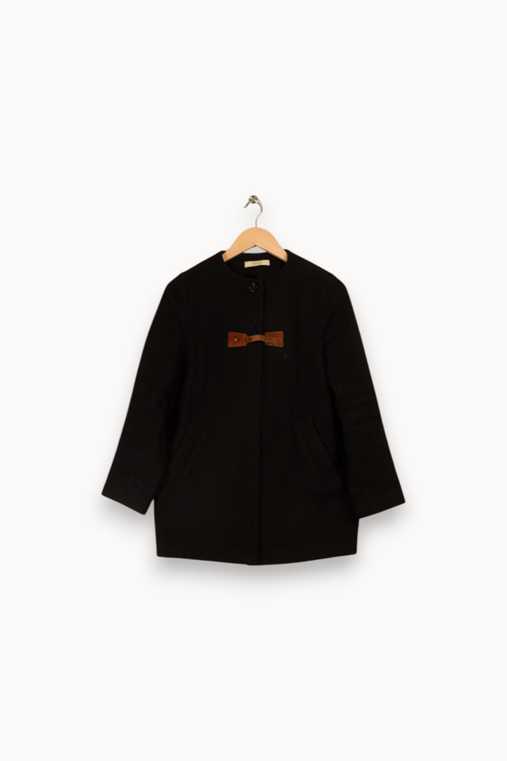 Manteau noir - Taille XS/34