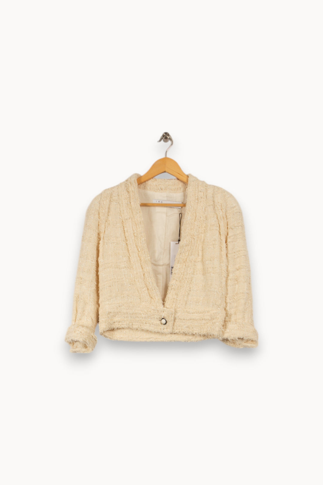 Veste beige en tweed - Taille S/36