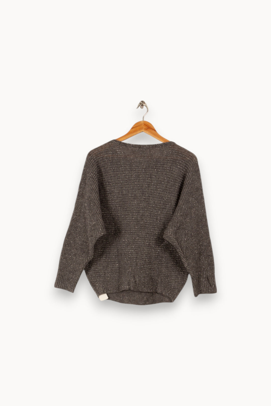 Pull en maille gris pailleté - Taille XS/34