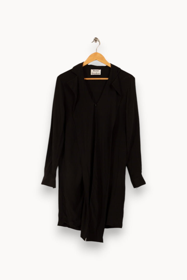 Robe chemise noire - Taille XS/34