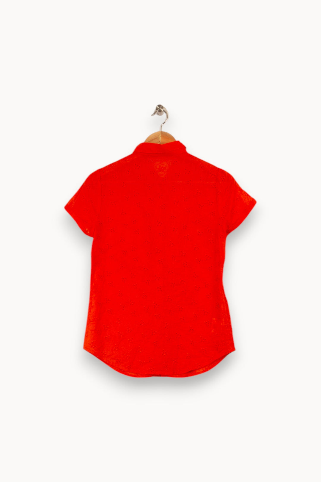 Chemise rouge avec broderies - Taille M/38