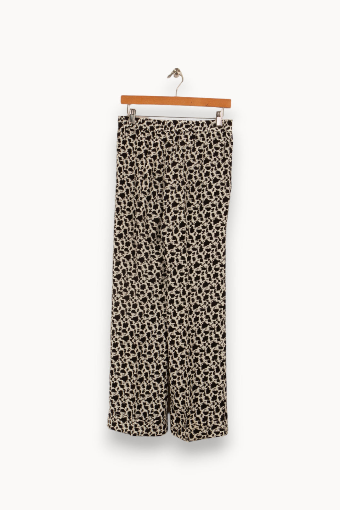 Pantalon à motifs noir et blanc - Taille S/36