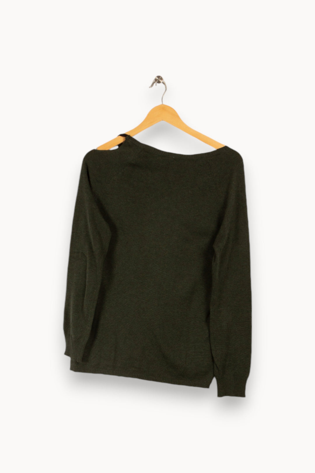 Sweat léger vert foncé avec nœud - Taille M/38