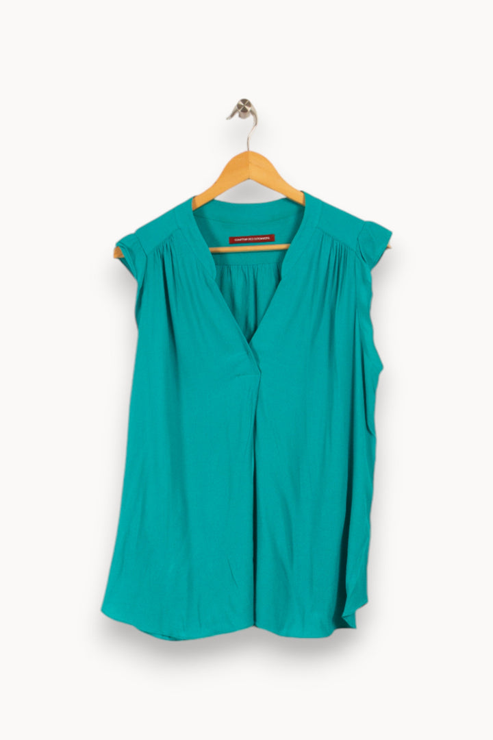 Blouse sans manches bleue - Taille L/40