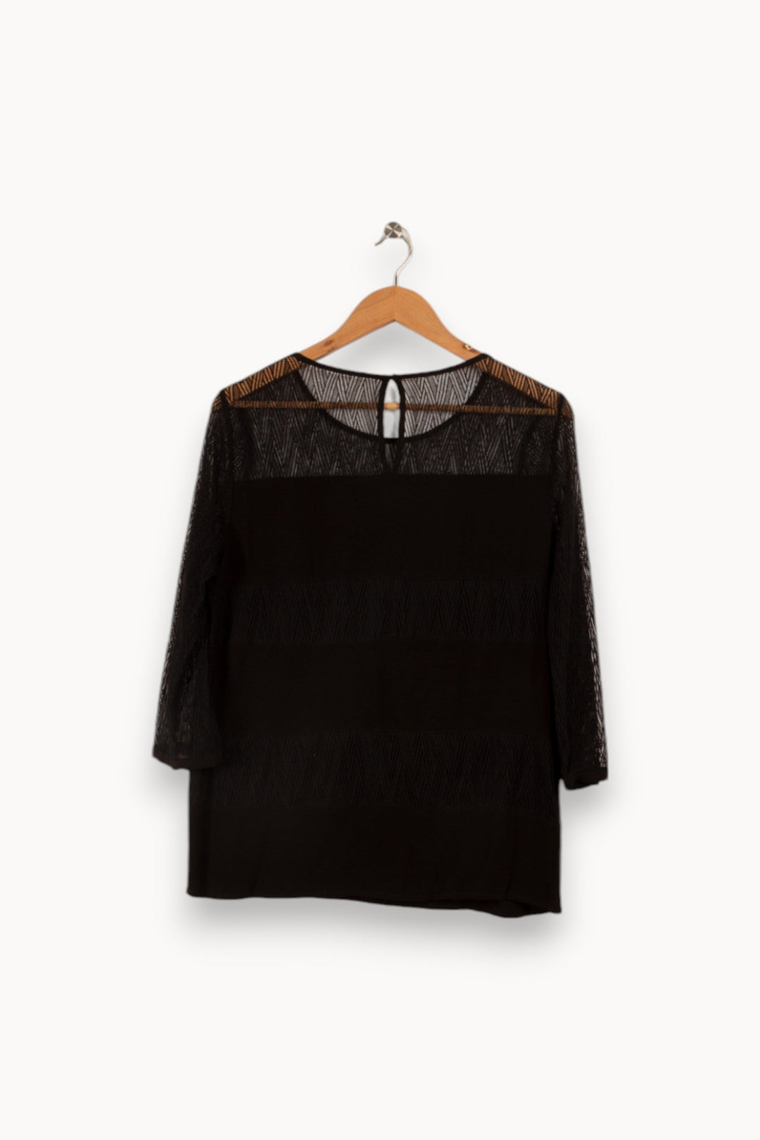 Blouse noire avec détails - Taille L/40