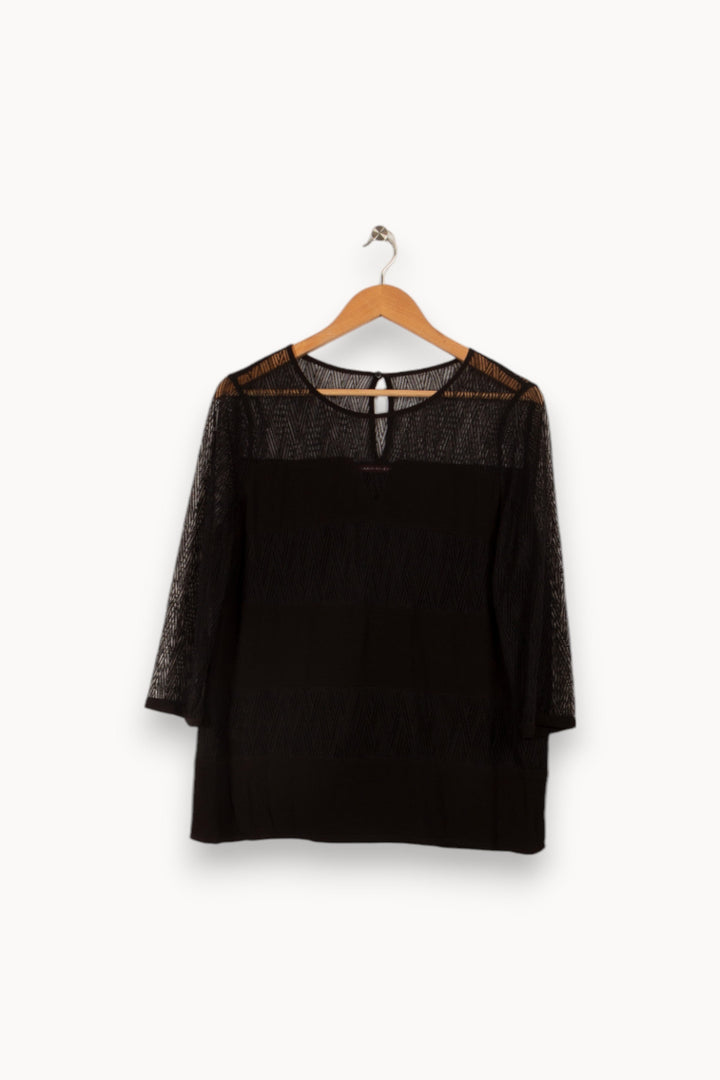 Blouse noire avec détails - Taille L/40