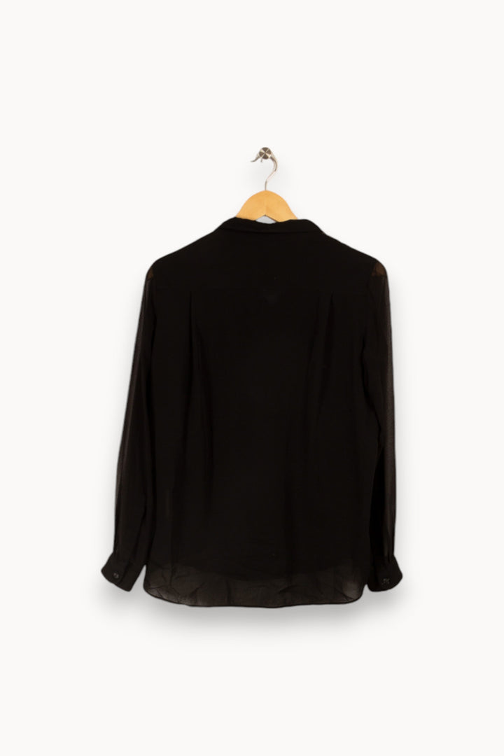 Chemise noire avec détails - Taille M/38