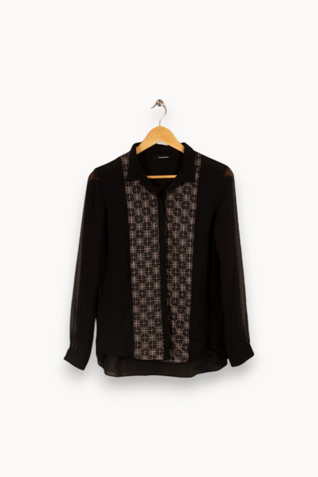 Chemise noire avec détails - Taille M/38