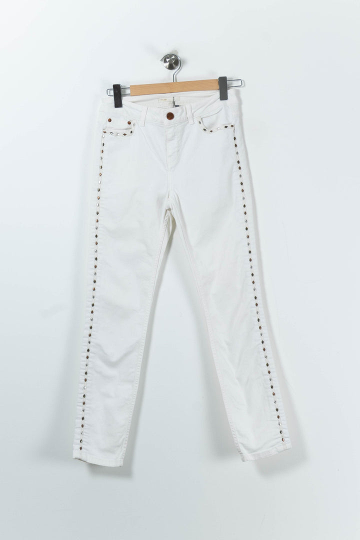 Jean Blanc - Taille M/38 de la marque Maje | PARAD16677 - Vendu par Paradigme - Image 2