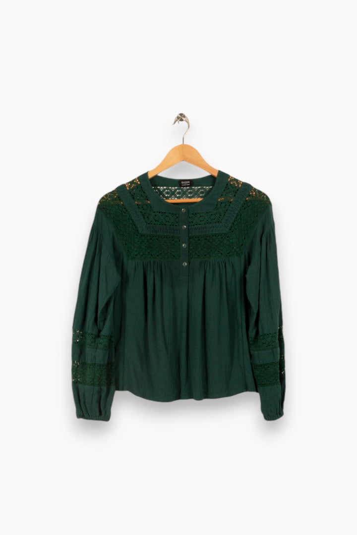 Blouse verte - Taille S/36