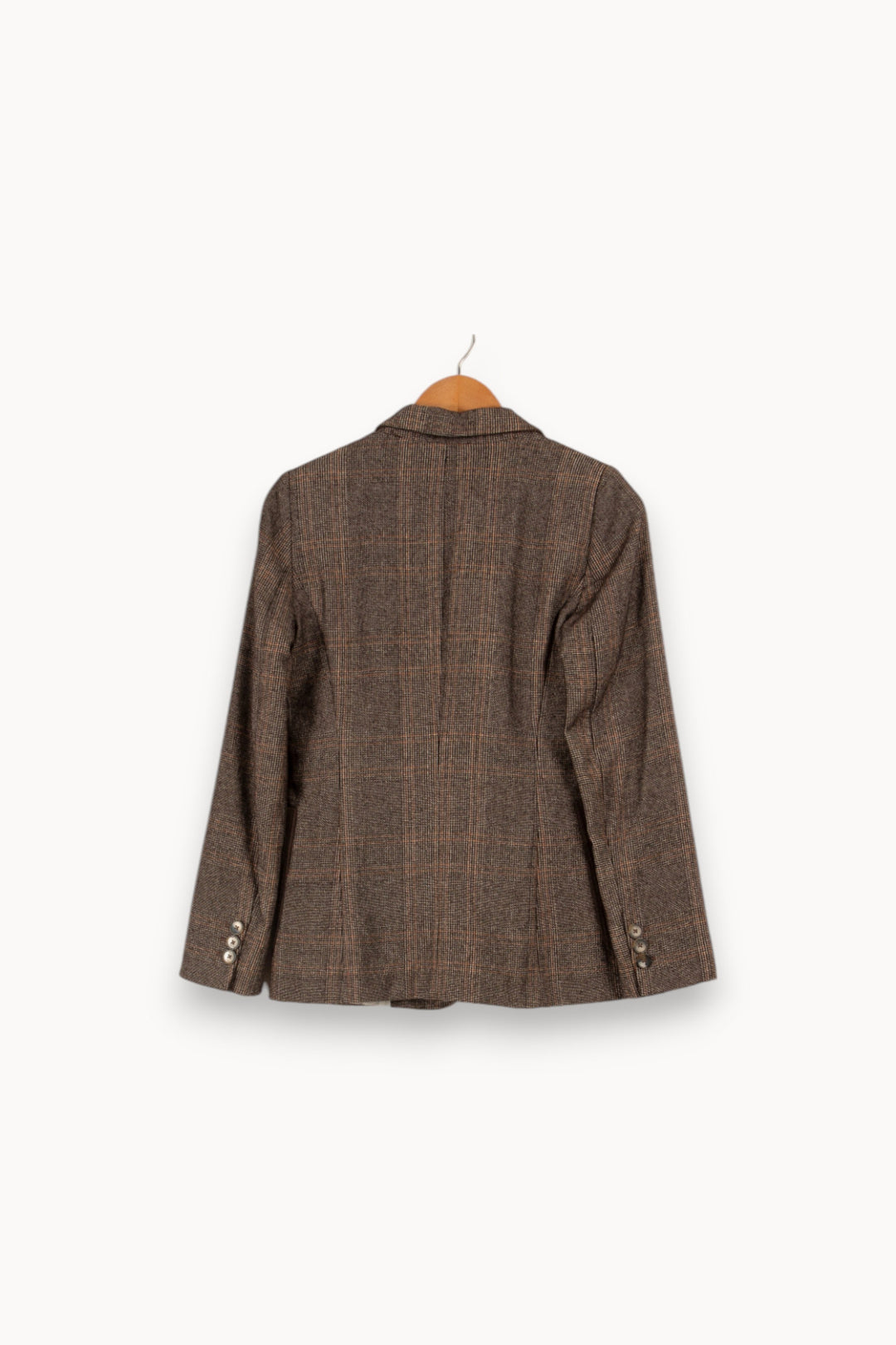 Veste à carreaux grise/marron - Taille S/36