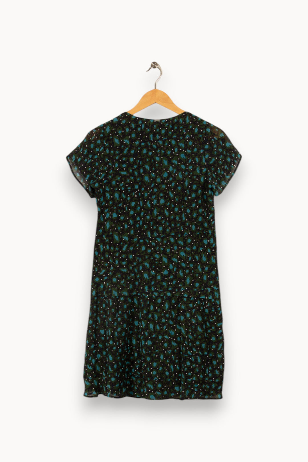 Robe verte à motifs - Taille M/38