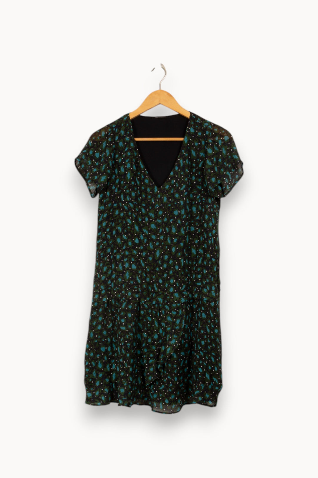 Robe verte à motifs - Taille M/38