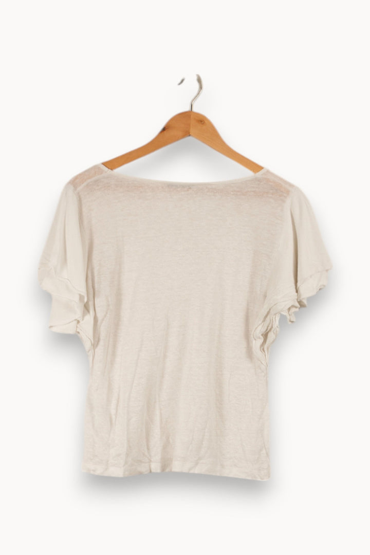 T-shirt Blanc - Taille M/38 de la marque ZAPA | PARAD16708 - Vendu par Paradigme - Image 4