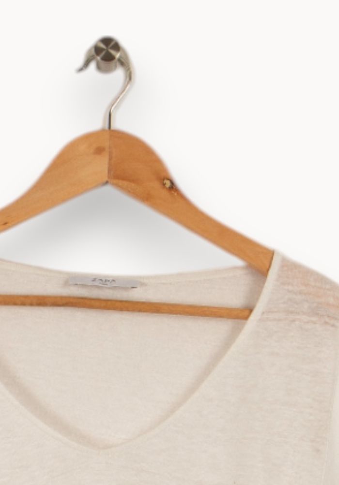 T-shirt Blanc - Taille M/38 de la marque ZAPA | PARAD16708 - Vendu par Paradigme - Image 3