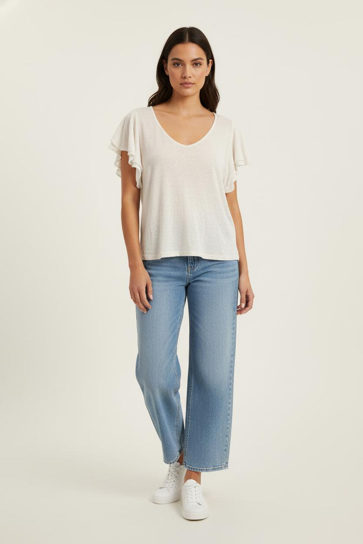 T-shirt Blanc - Taille M/38 de la marque ZAPA | PARAD16708 - Vendu par Paradigme - Image 1