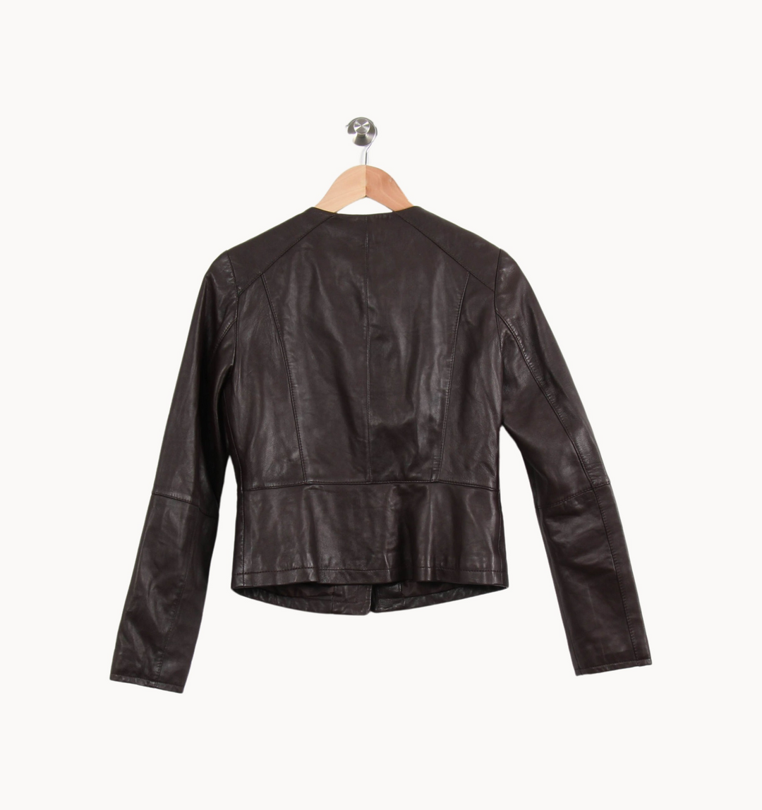 Blouson Marron - Taille S/36 de la marque Caroll | PARAD16712 - Vendu par Paradigme - Image 4